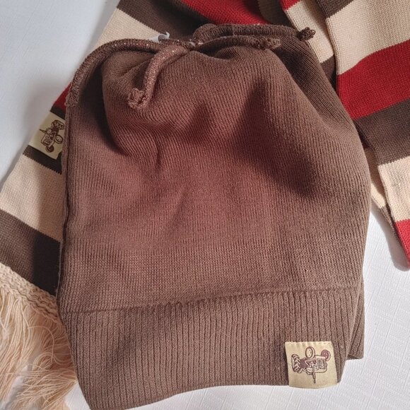 RARE Beaus Brewery Toque and Scarf Set Matching - Picture 7 of 11